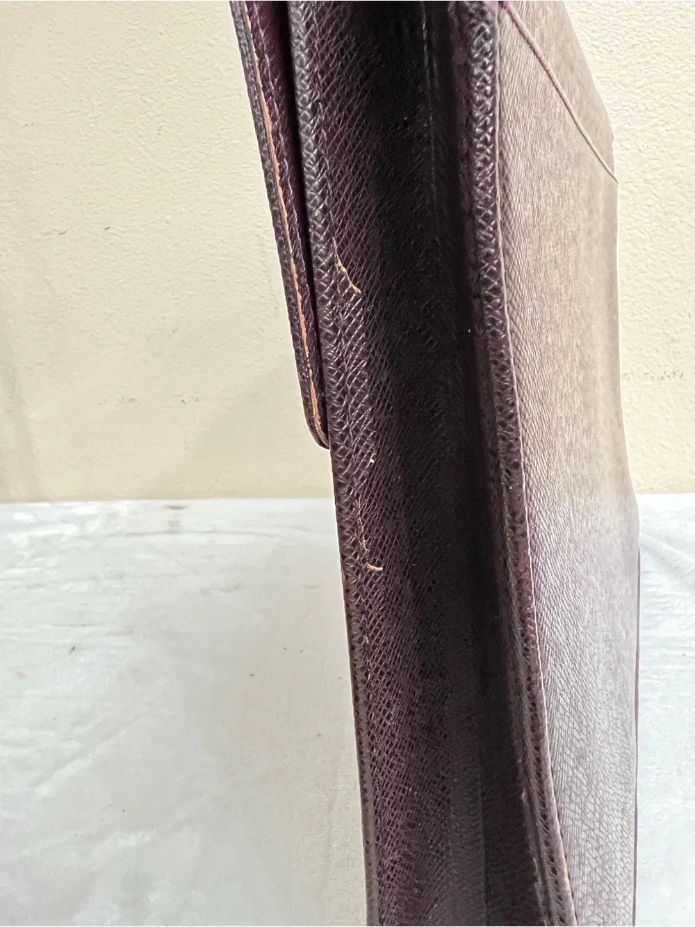 AUTH LOUIS VUITTON SERVIETTE KOURAD TAIGA BRIEFCASE